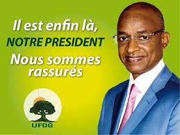 Une affiche de l'UFDG de Cellou Dalein Diallo